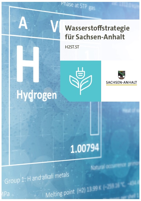 Deckblatt Wasserstoffstrategie für Sachsen-Anhalt (Stand: 03.05.2021)
