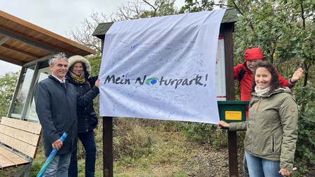 Staatssekretär Eichner weiht neu gestalteten „Försterblick“ im Naturpark Harz ein