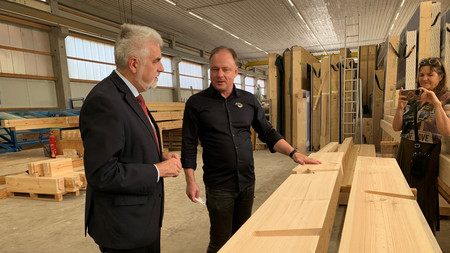 Minister im Gespräch