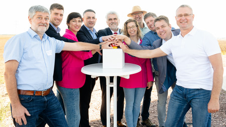 Willingmann weiht neuen Windpark bei Bad Lauchstädt ein