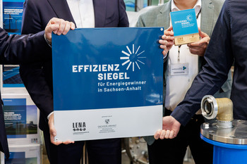 Schild Effizienzsiegel