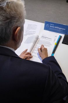 Unterzeichnung der Zielvereinbarung