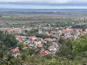 Blick auf ein Harzer Städtchen