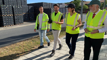 Rundgang auf dem Gelände der Hasseröder Brauerei