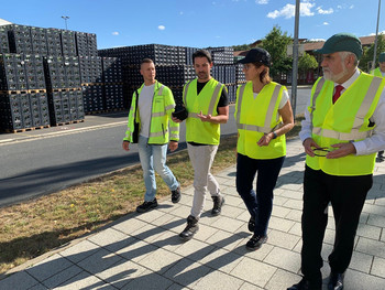 Rundgang auf dem Gelände der Hasseröder Brauerei