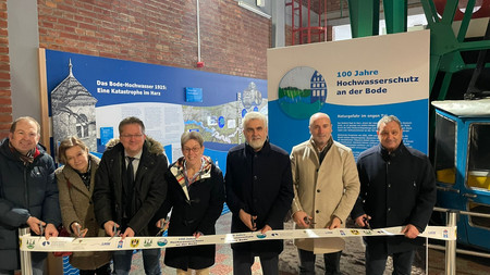 Minister Willingmann eröffnet Ausstellung „100 Jahre Hochwasserschutz an der Bode“