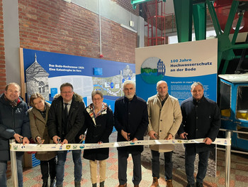 Minister Willingmann eröffnet Ausstellung „100 Jahre Hochwasserschutz an der Bode“