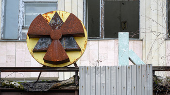 Geisterstadt Prypjat in der Exclusion Zone in Tschernobyl