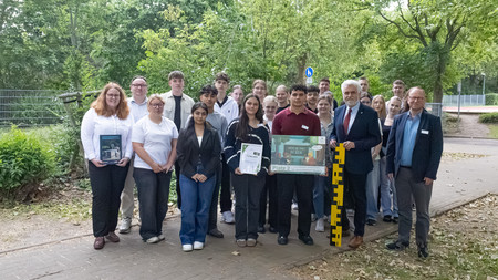 Wettbewerb „Hochwassermarken“: IGS „Regine Hildebrandt“ auf Platz 2