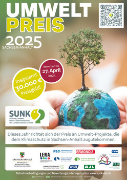 Plakat der SUNK zum Umweltpreis 2025