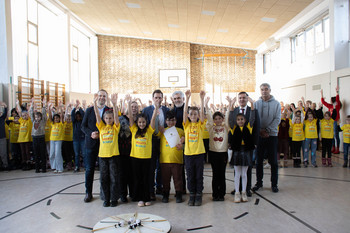 Schüler der Grundschule „Freiherr Spiegel“