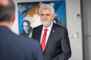 Sachsen-Anhalts stellvertretendem Ministerpräsidenten, Prof. Dr. Armin Willingmann