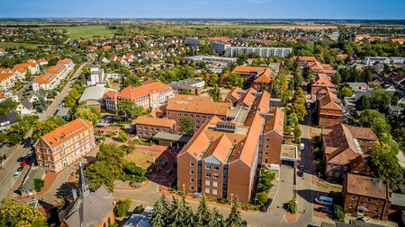 Luftbild der Pfeifferschen Stiftungen