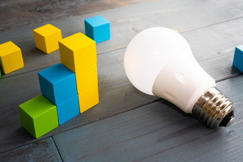 Bild einer Energiesparlampe