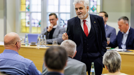 Energieminister Prof. Dr. Armin Willingmann beim Jahrestreffen des Landes-Netzwerks „Energie und Kommune“
