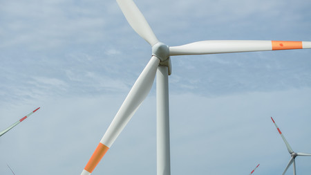 Windrad im Windpark Borne