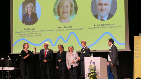Eröffnung der Konferenz „EuroMAB 2024“ in Lutherstadt Wittenberg durch Umweltminister Prof. Dr. Armin Willingmann, Bundesumweltministerin Steffi Lemke sowie die Präsidentin der Deutschen UNESCO-Kommission, Prof. Dr. Maria Böhmer