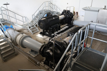 Pumpwerk Satuelle innen