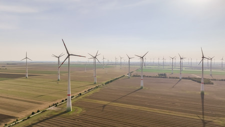 Windpark bei Borne