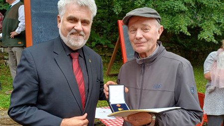 Minister Prof. Willingmann und Dr. Gunter Karste